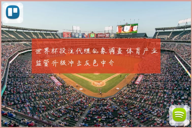 世界杯投注代理乱象调查 体育产业监管升级冲击灰色中介